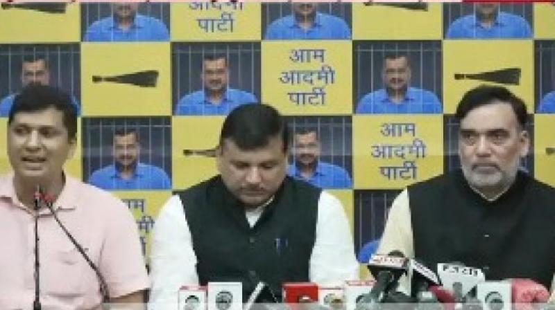 Aam Aadmi Party press conference after Manish Sisodia got bail News in hindi