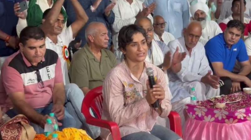 Vinesh Phogat-comeback her village Blali