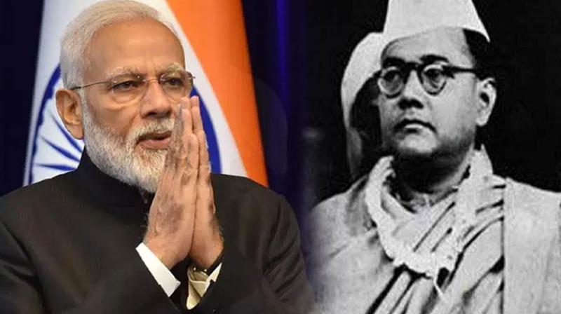 PM pays tribute to Subhash Chandra Bose on his birth anniversary