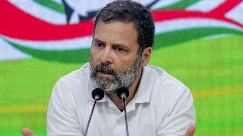 Rahul expressed grief over the death of 10 security forces in Naxalite attack