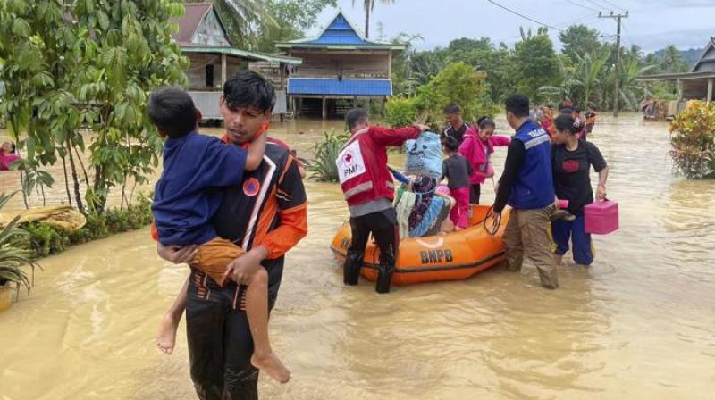 Flood havoc in Indonesia news in hindi