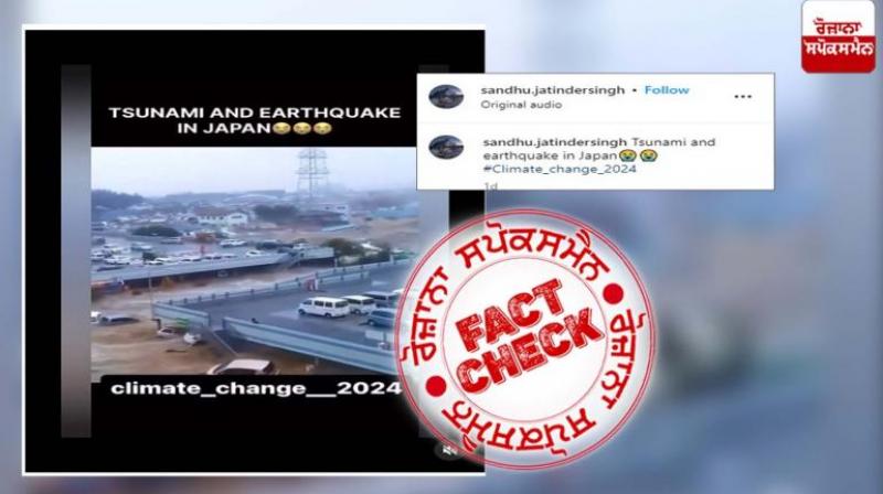 Fact Check: This viral video of tsunami is not recent news in hindi