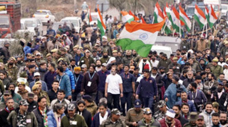 'Bharat Jodo Yatra' continues amid tight security in Jammu and Kashmir's Kathua