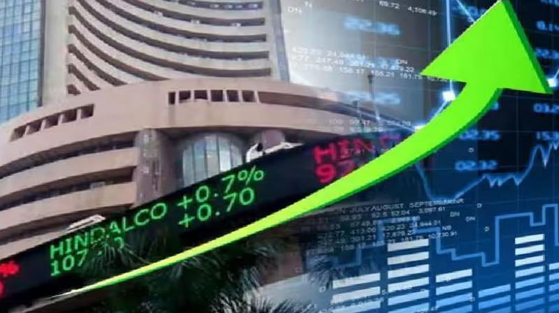 Sensex rises 79 points, pause in stock market for five days