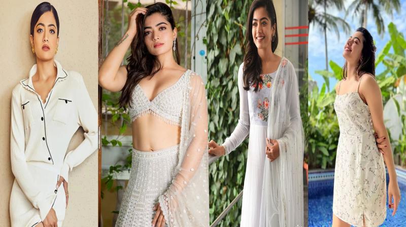 If you are crazy about white outfits, then take ideas from Rashmika Mandanna, for every occasion...