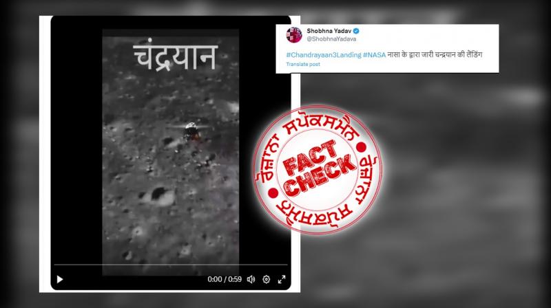Fact Check: Did Nasa release Chandrayaan 3 landing video? No, let's know the real truth