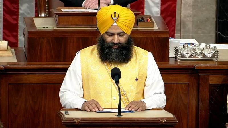 Sikh Granthi created history by starting the proceedings of the US House of Representatives