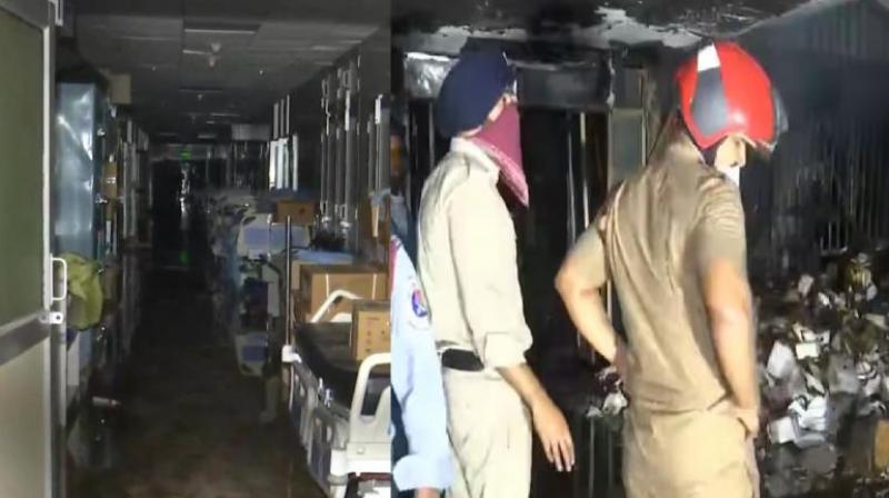  Fire erupts in PGI's Nehru hospital, patients safely evacuated