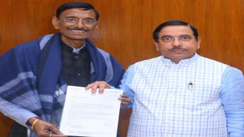 Jharkhand: MP Seth met the Union Minister for the betterment of coal mining area