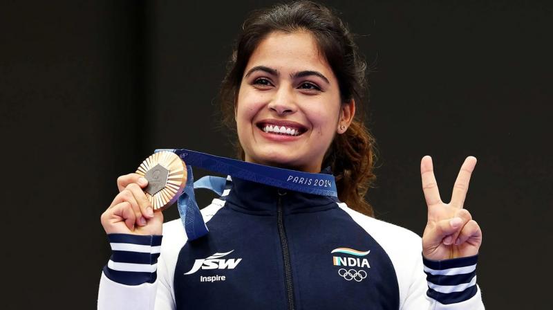 Manu Bhaker will aim for a hat-trick today after winning two medals news in hindi