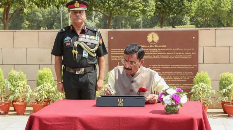 Minister of State for Defense Sanjay Seth reached Ranchi on a four-day visit news