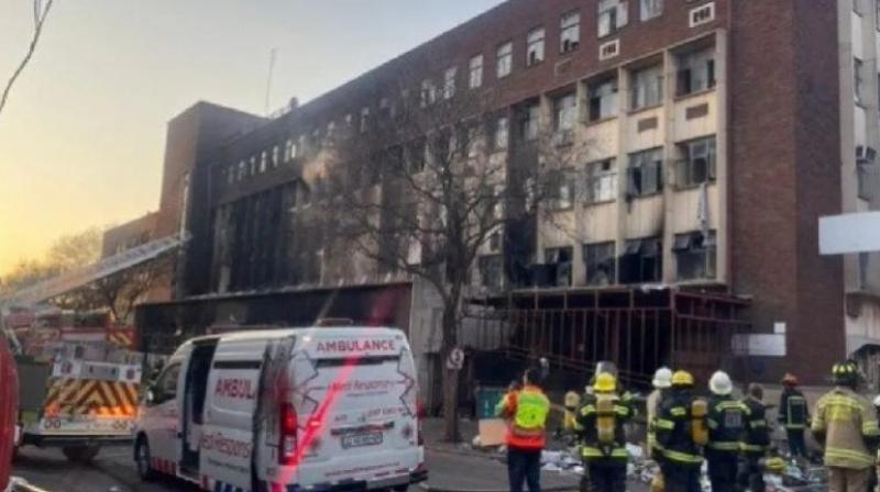 outh Africa: A fire broke out in a multi-storey building in Johannesburg, 73 people died