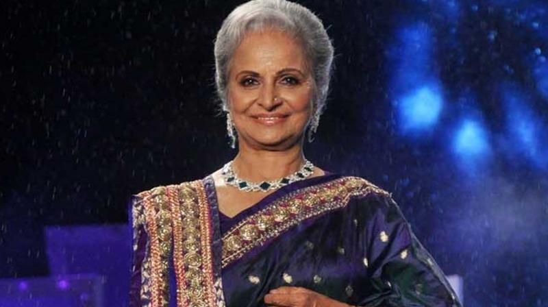 Waheeda Rehman receives India's highest film honor Dadasaheb Phalke Award