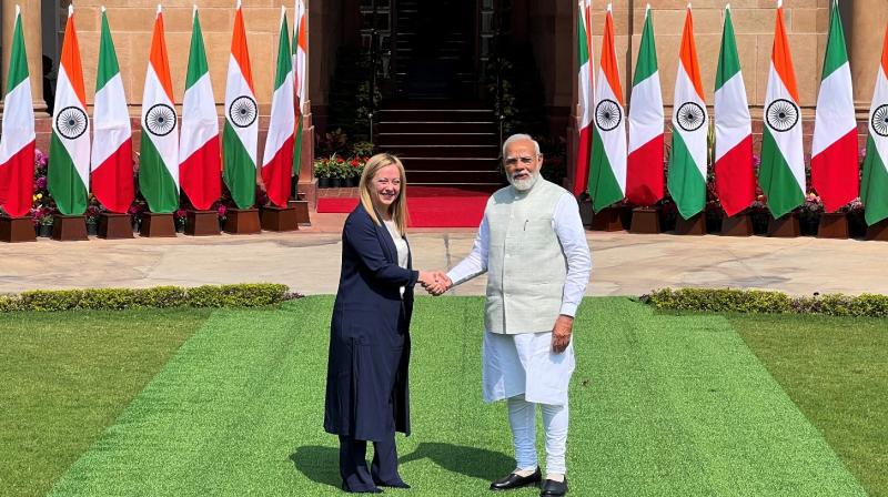 Italian Prime Minister reaches India, will participate in Raisina Dialogue