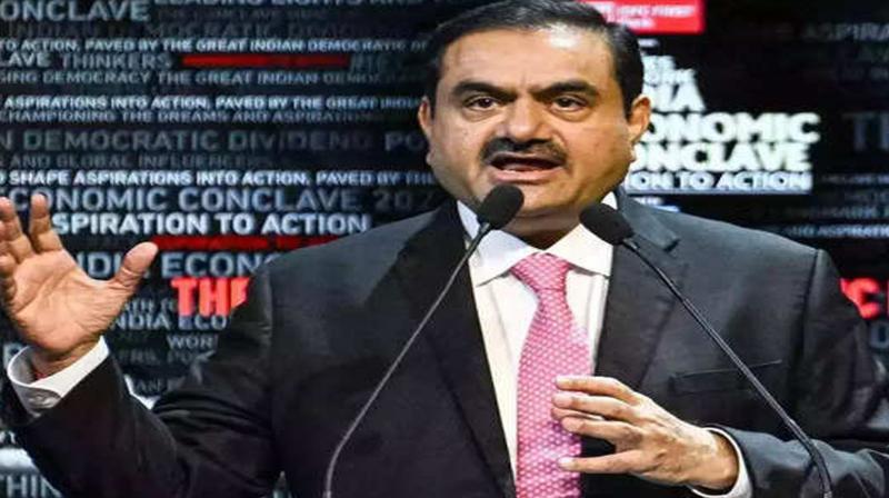 Shares of seven Adani group companies declined