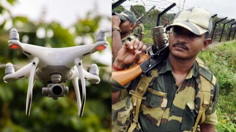 Rajasthan: Pakistani drone carrying drugs shot down by BSF प्रतिकात्मक फोटो)