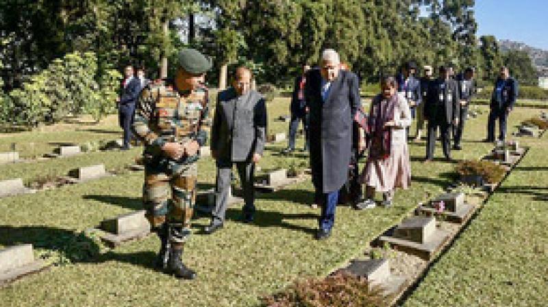 Vice President visits World War II Memorial in Kohima