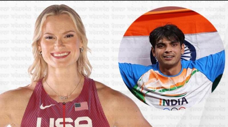 American Athlete Katie Moon On Indian Athlete Neeraj Chopra 