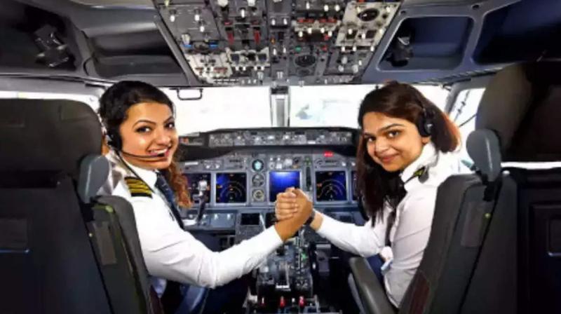 15 percent of pilots in India are women