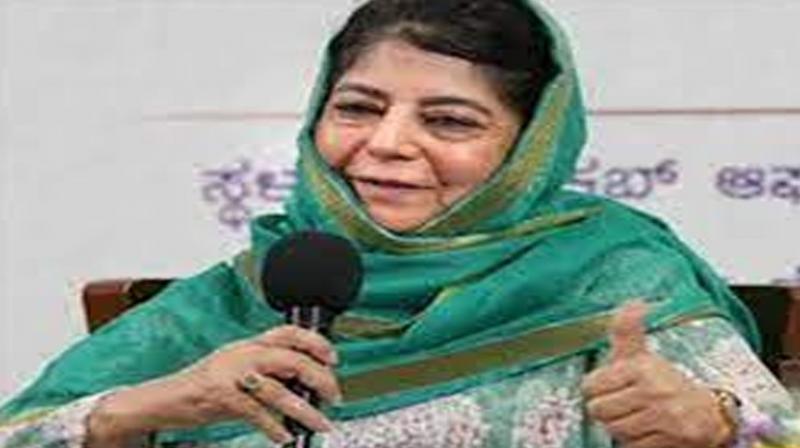  Mehbooba Mufti re-elected PDP President 