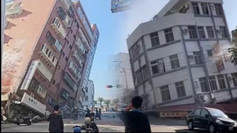 After 25 years Massive Earthquake Hits Taiwan With Seven Point Five Magnitude Many Building Destroyed 