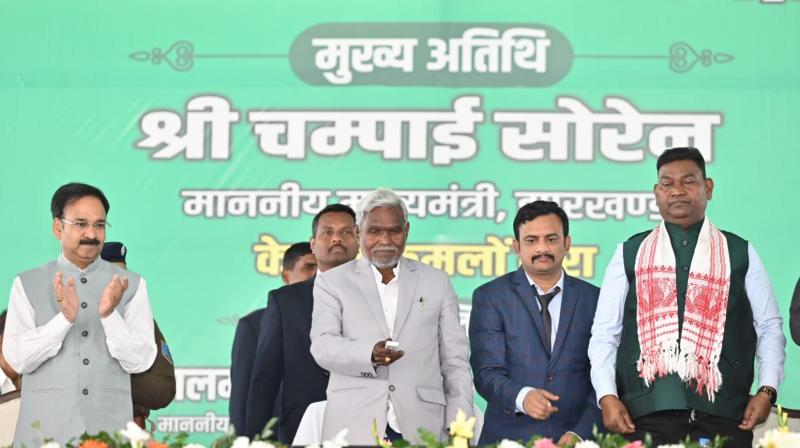 Jharkhand News: foundation stone Palamu Pipeline Irrigation Scheme laid by CM Champai Soren