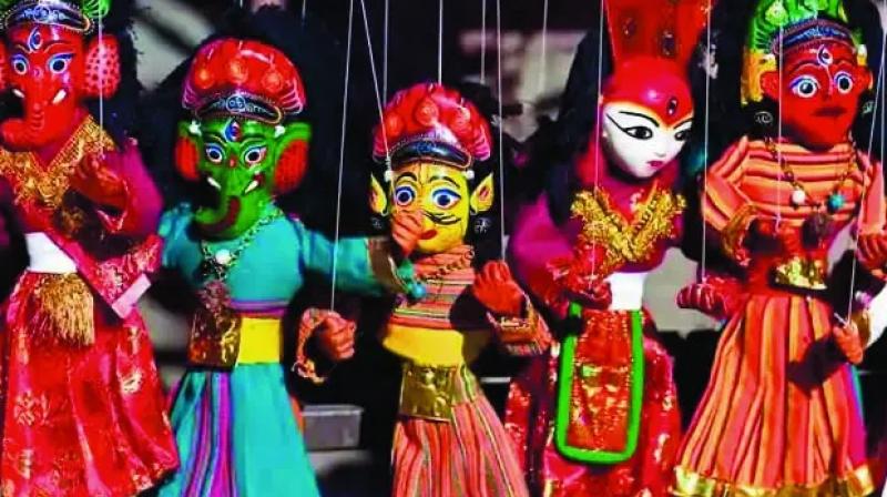 Celebrating the 11th edition of the International Puppet Festival In Tagore Theatre Sector 18 Chandigarh