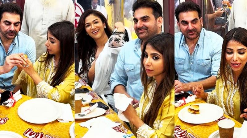  Arbaaz Khan and Shura Khan's video went viral, couple seen enjoying Iftari news