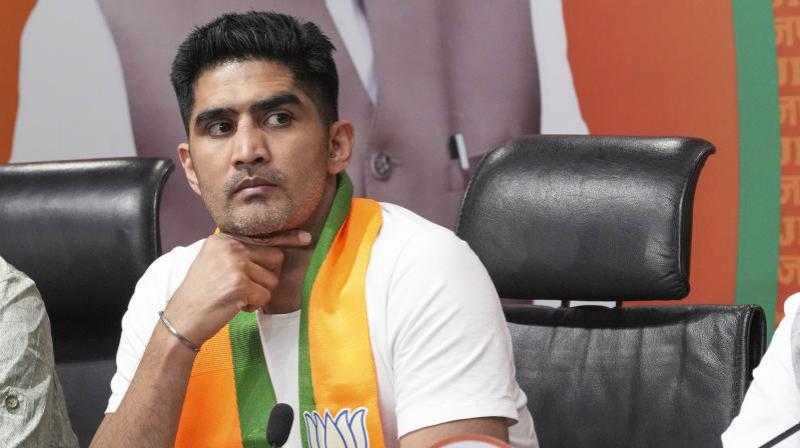 Olympian boxer Vijender Singh may join Congress again News in Hindi