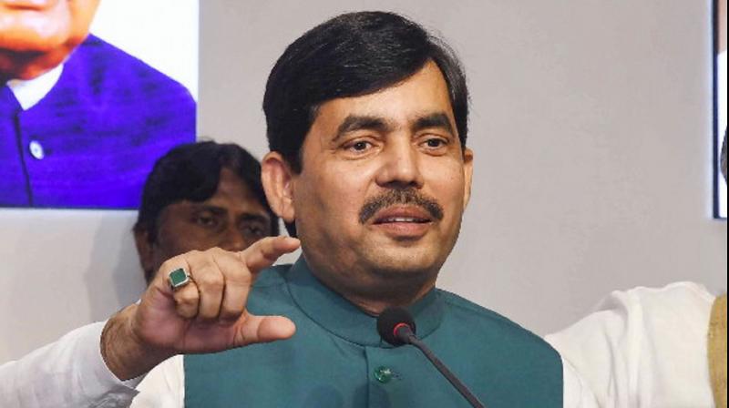 Congress should withdraw the issue of survey of personal property of countrymen from the manifesto: Shahnawaz Hussain