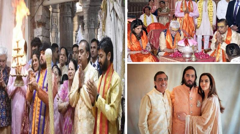 Ambani family worshiped at Dwarkadhish temple news in hindi