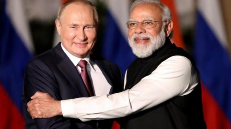 Modi and Putin discuss cooperation in areas of energy, trade