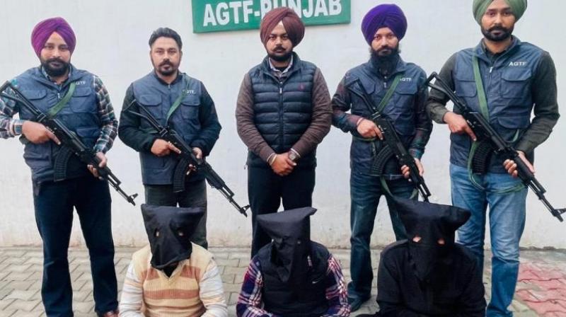  AGTF Punjab has arrested 3 associates of Lakbir Landa & Harwinder Rinda news in hindi