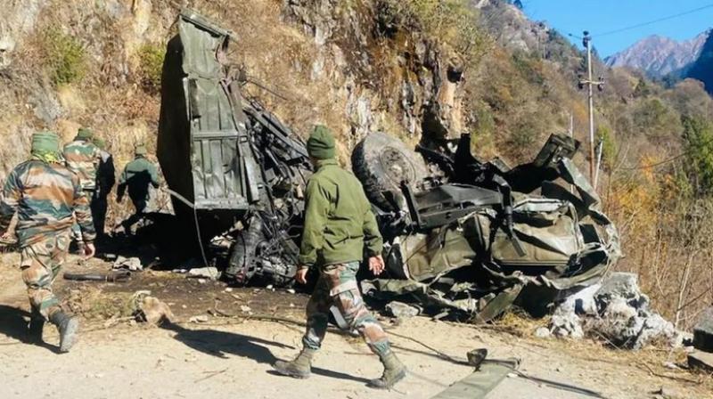 Soldiers killed in Sikkim road accident cremated with military honors in Kerala