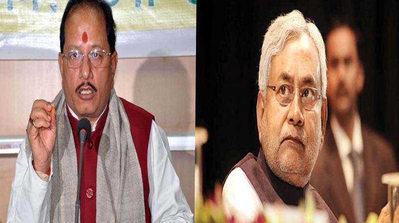 Vijay Sinha's attack on Nitish, said- Nitish has sat in the lap of corrupt and criminal