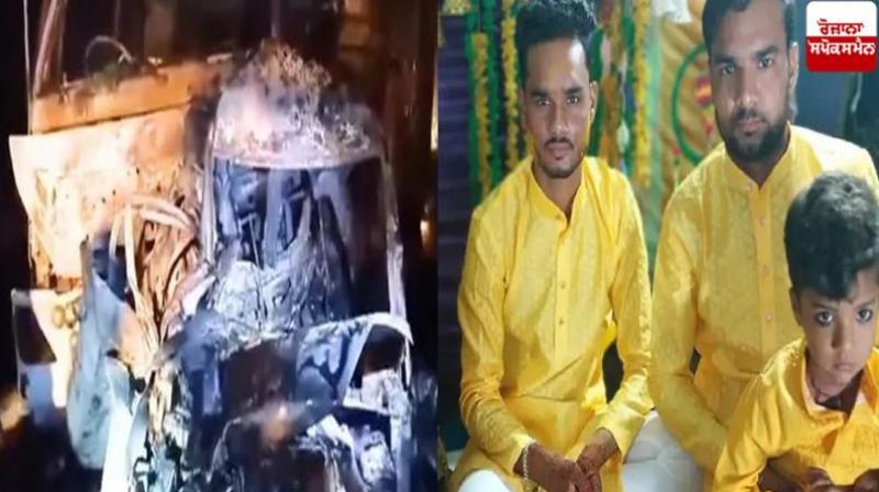 up Jhansi groom burnt Alive death news in Hindi