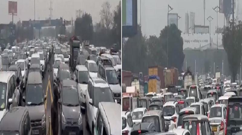 Farmer protest: Huge jam on Noida, Gurugram and Delhi borders