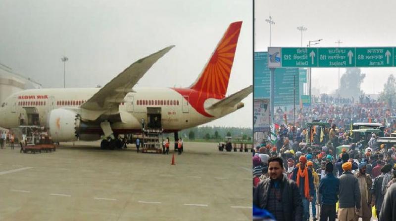 Farmer Protest : Chandigarh-Delhi Flight Tickets Became Expensive