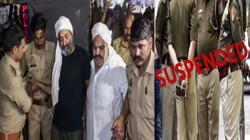 Big action in Atiq-Ashraf murder case, five policemen including Shahganj station in-charge suspended