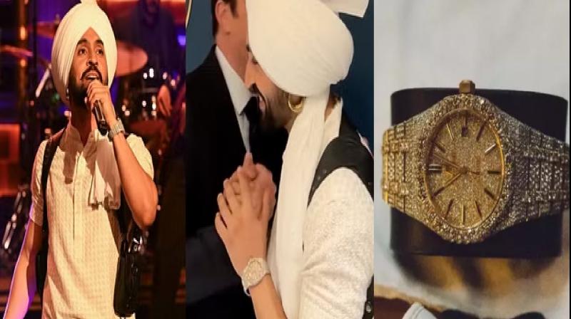 Diljit Dosanjh wore diamond studded watch on Jimmy Fallon's show news in hindi