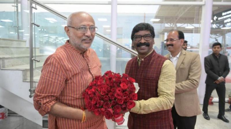 Nominated Governor of Jharkhand Radhakrishnan reached Ranchi