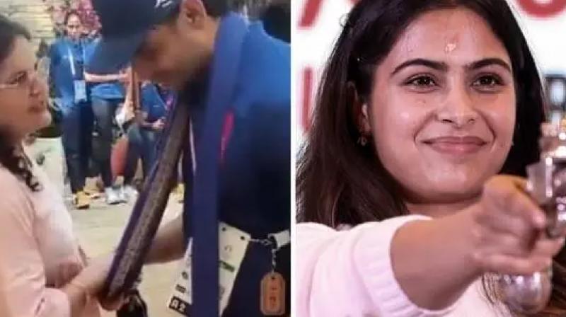 Manu Bhaker leaves Chennai event than reporter asks about her mother viral video with Neeraj Chopra