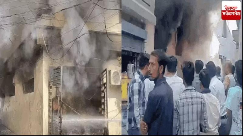 fire broke out at a house in Ludhiana news in hindi