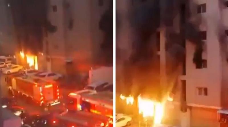 Fire broke out in a building in Kuwait, more than 40 people died news in hindi