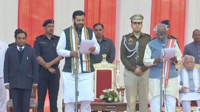 Nayab Singh Saini takes oath as new Haryana chief minister News In Hindi