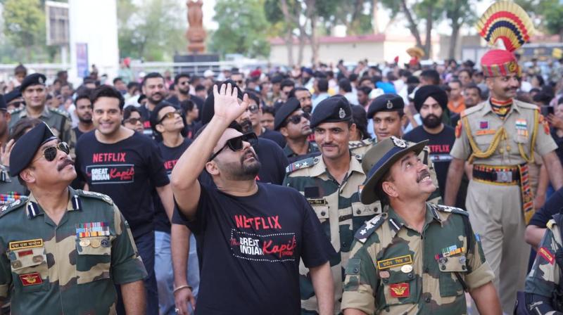 The Great Indian Kapil sharma Show team reached Wagah Border News in hindi