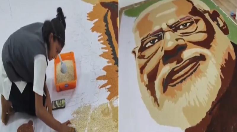 13 year old girl unique gift to PM Modi news in hindi