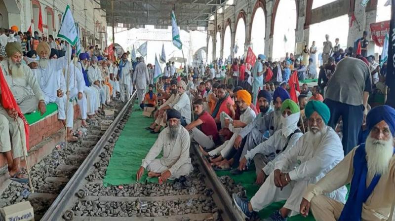  'Rail Roko' protest by farmers today, railway routes will remain blocked till 4 pm