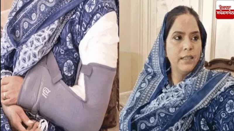  AAP candidate wife met with an Accident News in Hindi