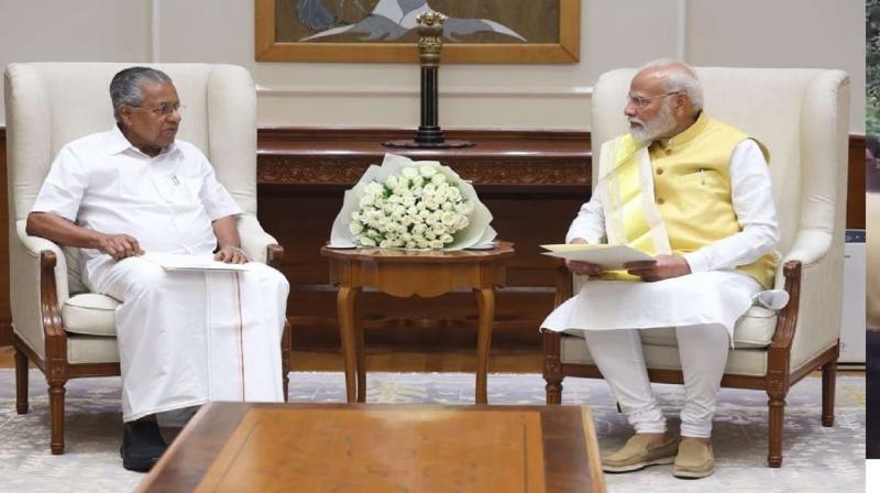 PM Modi meets Kerala CM Vijayan in Delhi, discusses Wayanad rehabilitation plan News in hindi